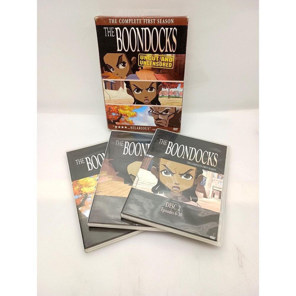 THE BOONDOCKS THE COMPLETE FIRST SEASON DVD Boxes And DUST COVER Only!